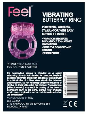 Vibrating Ring USA - Safe Play